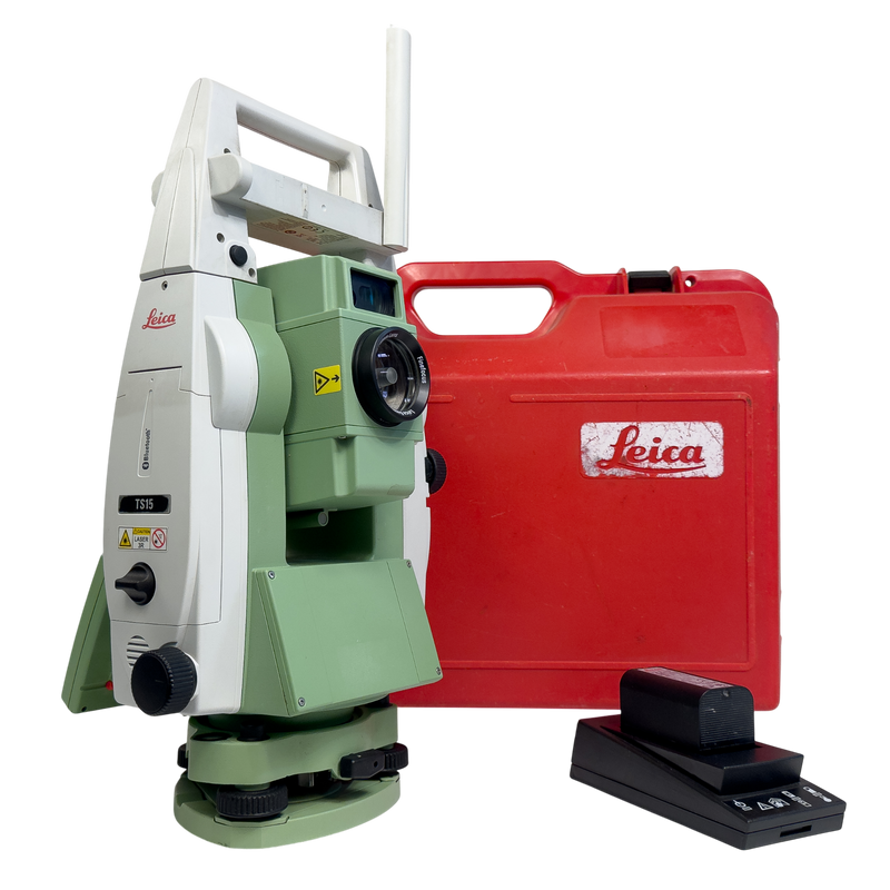 Leica TS15 P 3" R400 Robotic Total Station with RH16 Radio Handle