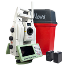 Leica Nova MS60 1" R2000 MultiStation & CS20 Field Controller Survey Kit