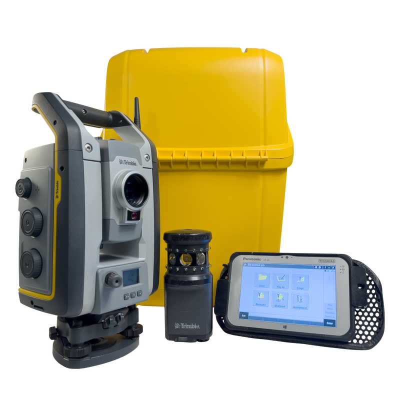 Trimble S7 2" Robotic Total Station Package with Panasonic Toughpad FZ-M1 - Access